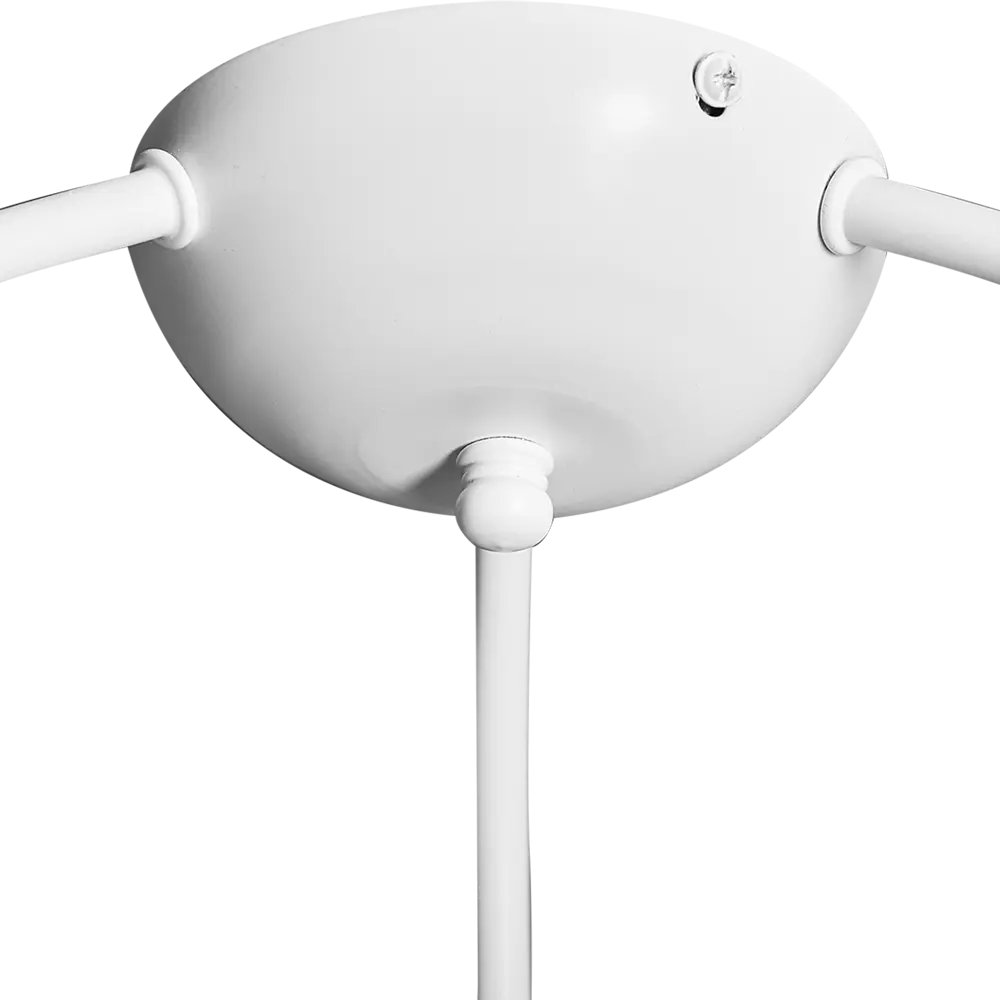 Люстра потолочная Vitaluce Найс 3 лампы 9м² Е14 цвет белый матовый STLM-2043566 - Вид №4