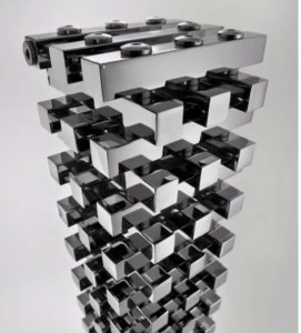 Hotwave Модульный хромированный напольный радиатор