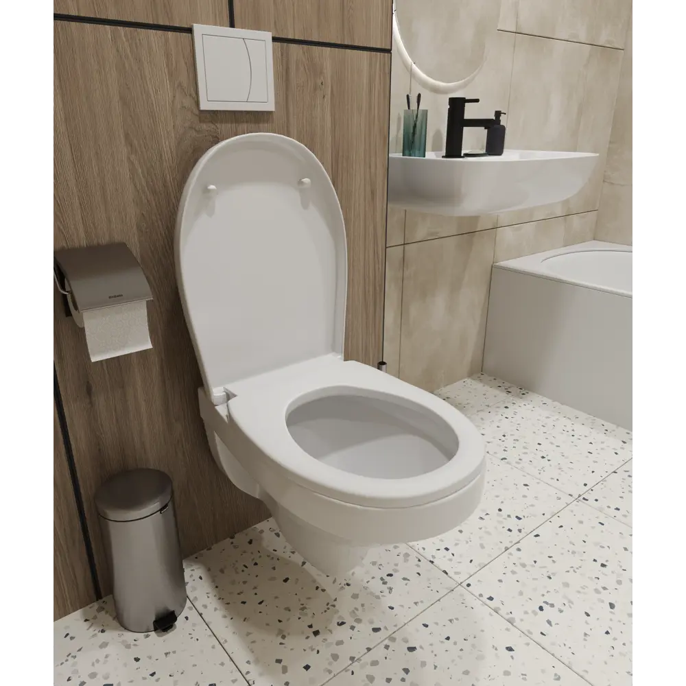 ROSA Рио Люкс — подвесной унитаз с инсталляцией и системой экономного смыва 84815552 STLM-0055559 - Вид №2