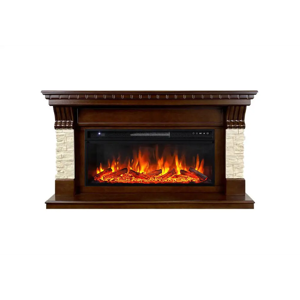 Каминокомплект Royal Flame Denver с очагом Vision 60 1.5 кВт цвет темное дерево STLM-2032479