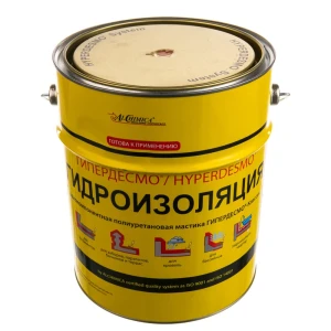 Мастика гидроизоляционная полиуретановая Alchimica Гипердесмо Классик 6 кг красный