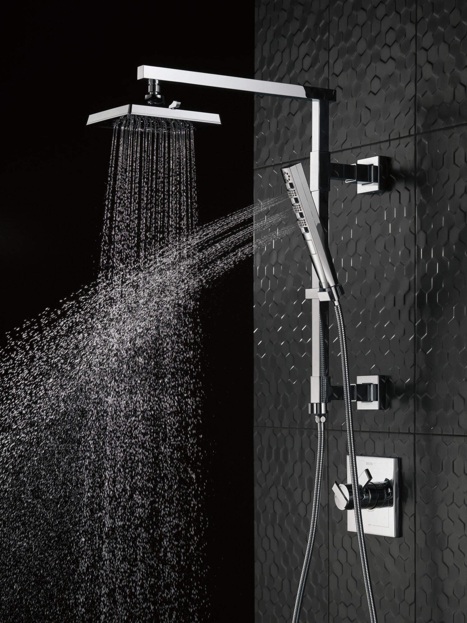 58410-RB Душевая колонна угловая 18 дюймов Delta Faucet Universal Showering Венецианская бронза  - Вид №19