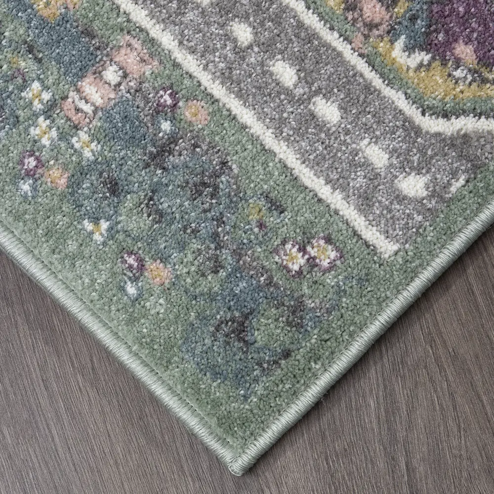 Ковер Santreyd Призма 250x350 см с ворсом FRIZE зеленый для гостиной 89376425 STLM-1456862 - Вид №2