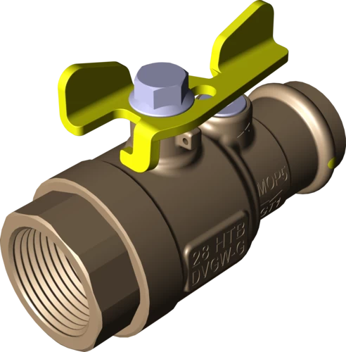 587 468 Модель 2671.3 Трубопроводные системы  Profipress G  Газовые шаровые краны Santreyd  - Вид №2