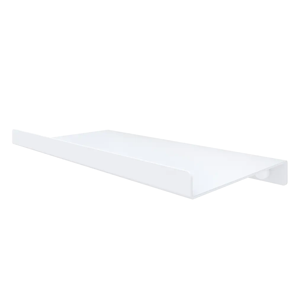 Настенная полка 22x12 см металл цвет белый KONSENSA STLM-2014406 - Вид №3