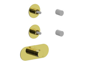 Термостатический смеситель для душа с 3 отверстиями