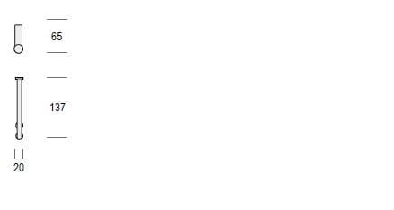 Запасной держатель рулона из хромированной латуни De Rosso мирт ARCH-00105320 - Вид №2