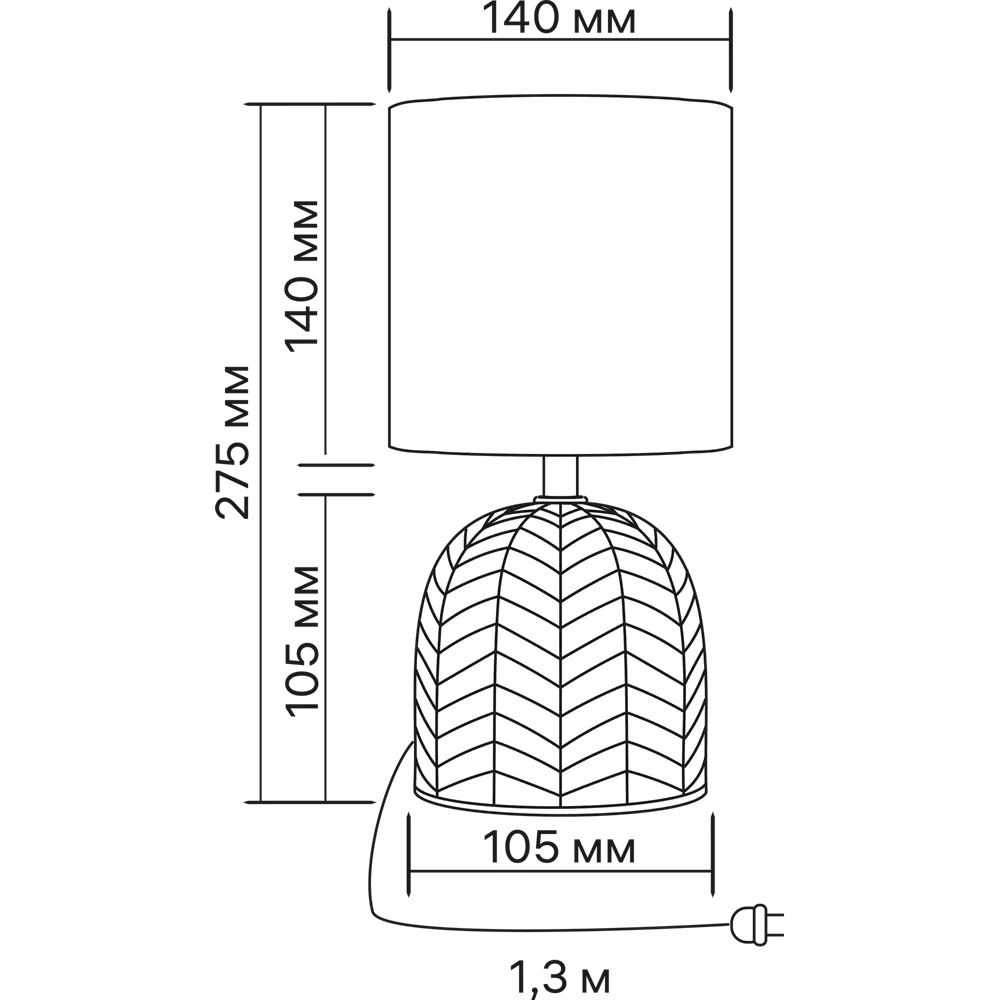 Настольная лампа 52701 5, цвет бежевый Santreyd STLM-2039434 - Вид №14