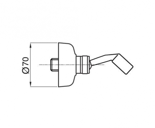 Держатель ручного душа MIGLIORE Ricambi ML.RIC-31.742.BR, бронза  - Вид №1