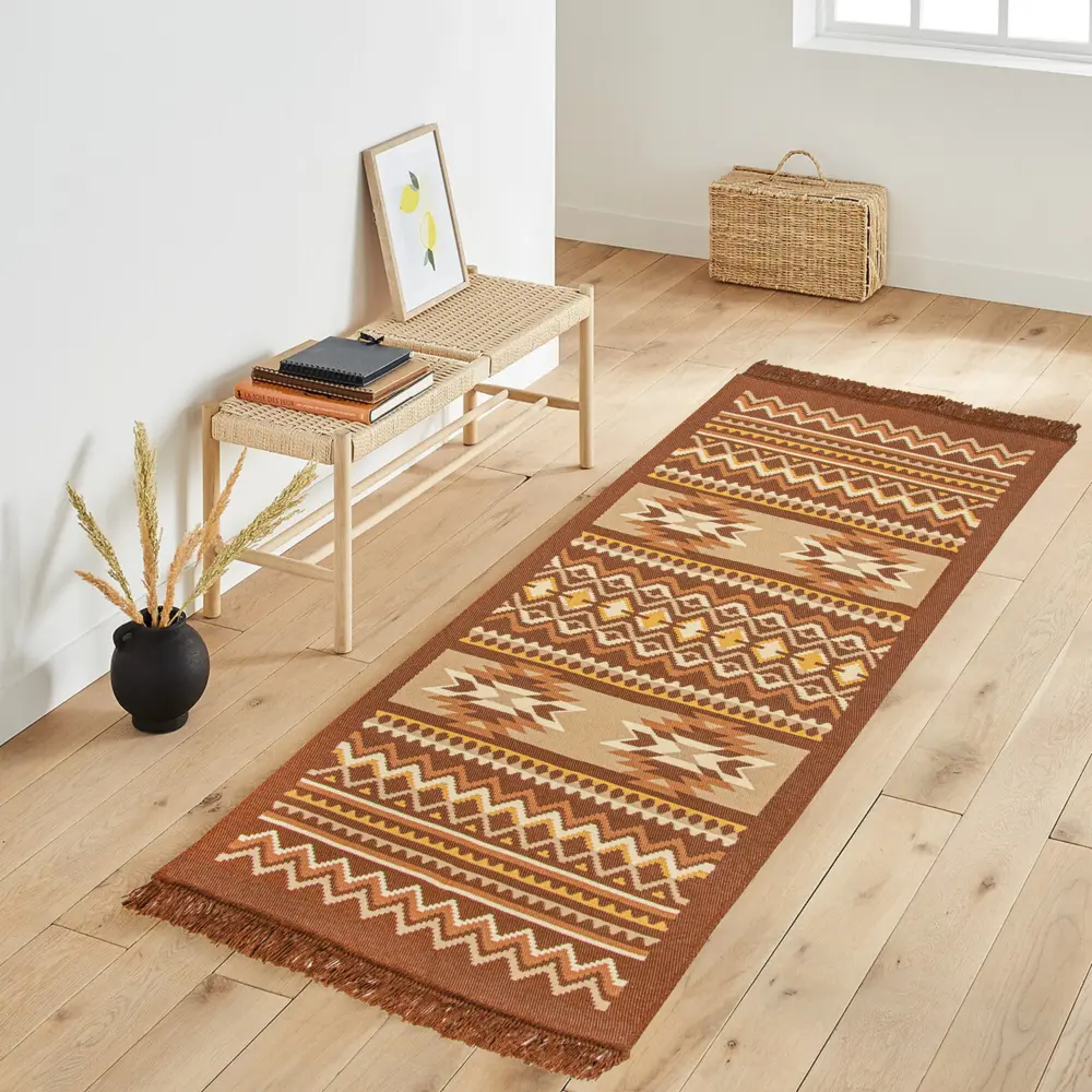 CTIM Килим 1914 D - коричневый акриловый коврик с геометрическим узором 83518784 STLM-1021491 - Вид №5