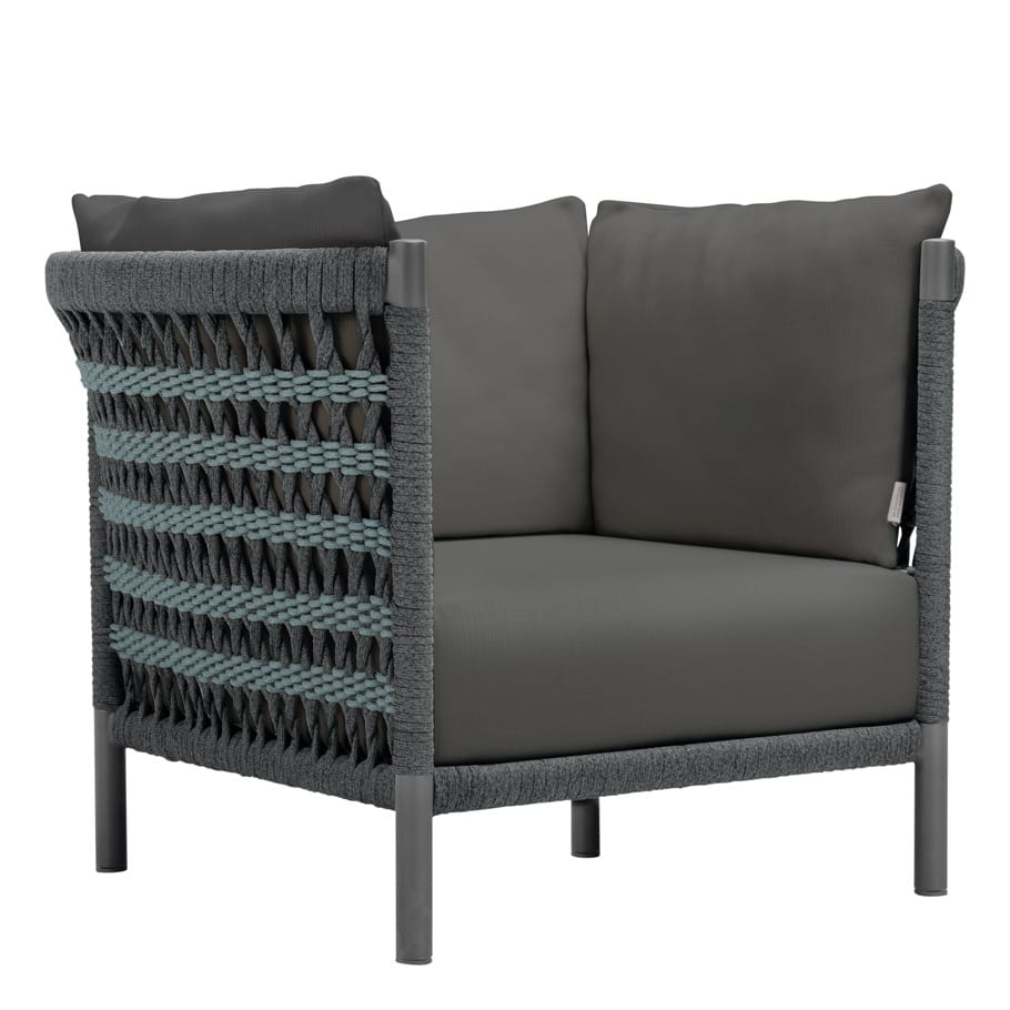 Кресло из морской веревки с подлокотниками JANUS et Cie Anatra ARCH-00073736 - Вид №19