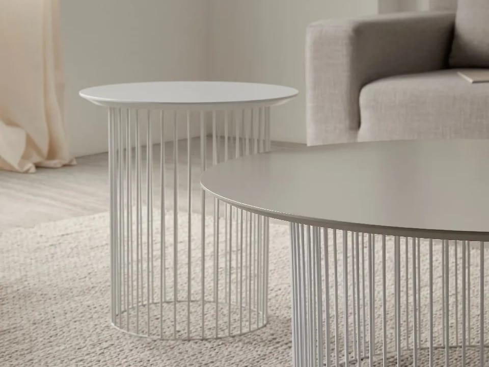 Стальной круглый журнальный столик Kendo Mobiliario Гидра ARCH-00118281 - Вид №6