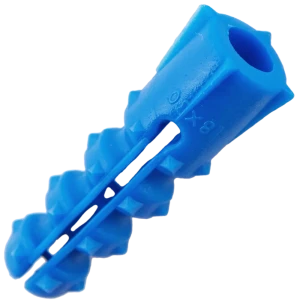 Дюбель с шипами для полнотелых материалов 8х30 мм полипропилен цвет синий 200 шт.