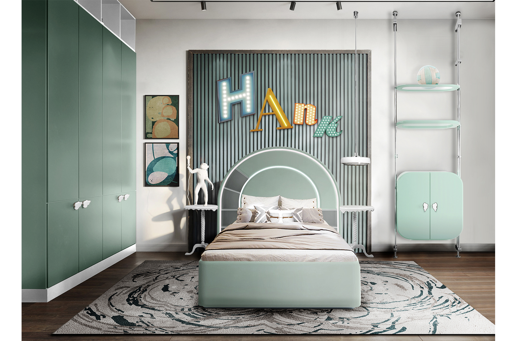 CIST358 Подвесные светильники в детскую Картер Circu  - Вид №1