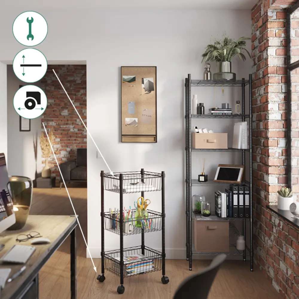 Колесо для стеллажа KONSENSA 4 шт STLM-2075417 - Вид №3