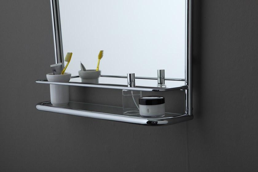 BLEU PROVENCE Прямоугольное настенное зеркало с полкой Specchi in metallo Ab233 - Вид №1