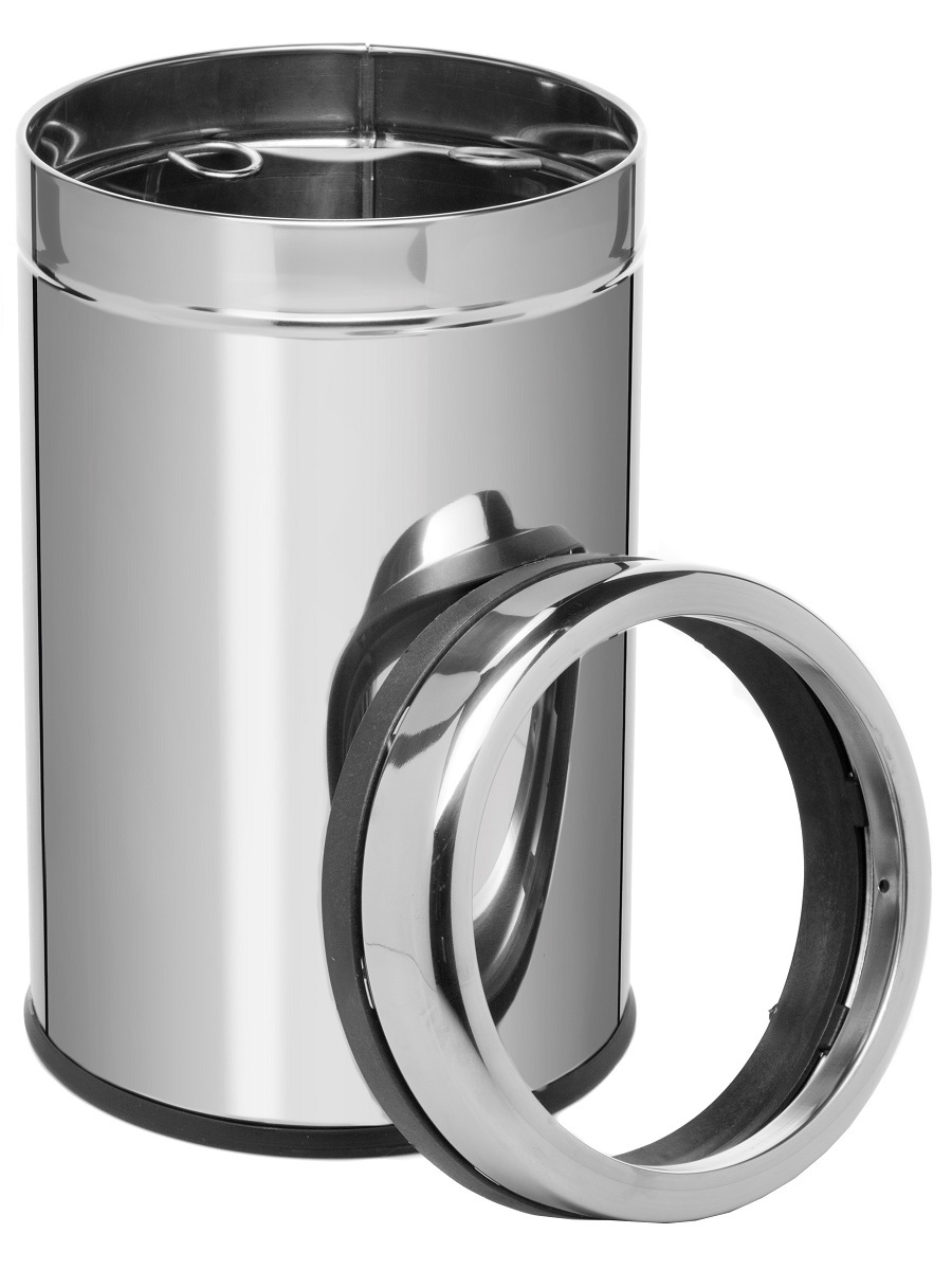 Ведро для мусора  без крышки Venus 11L Chrome NAVAKO 11146 - Вид №1