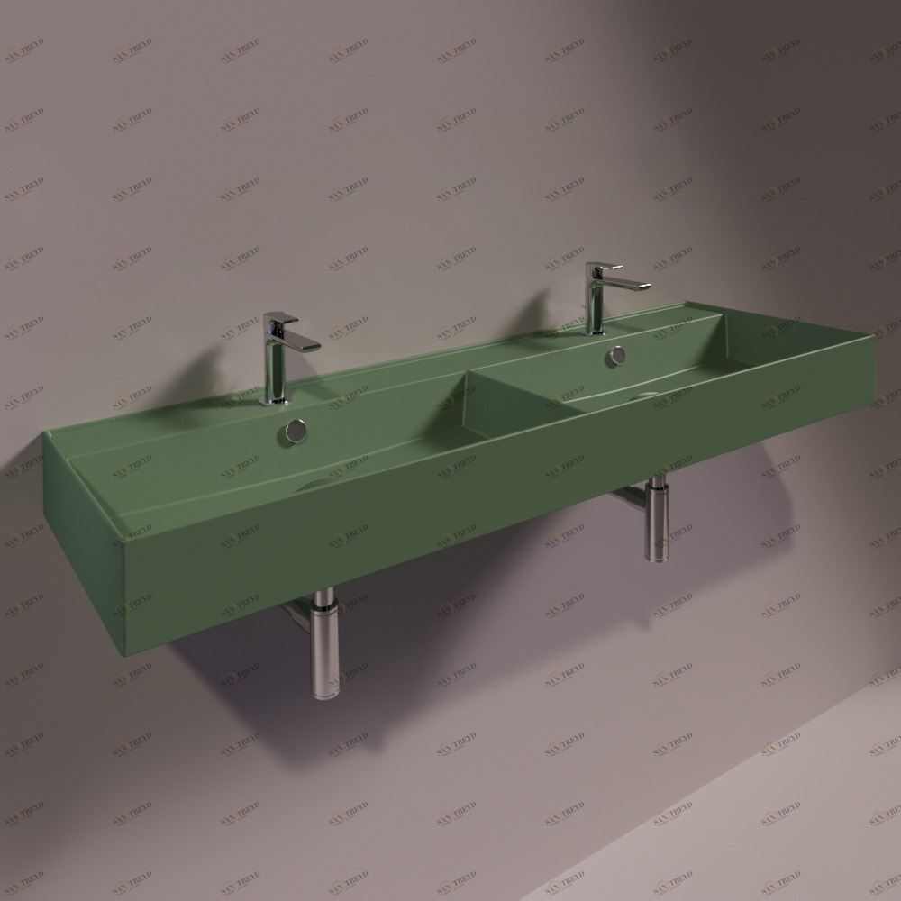 AG141DMIRTOMATT Подвесная раковина настенная прямоугольная Simas Agile