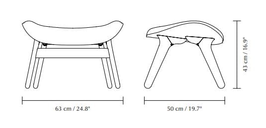 Мягкая подставка для ног из ткани Kvadrat UMAGE a Conversation Piece ARCH-00149927 - Вид №3