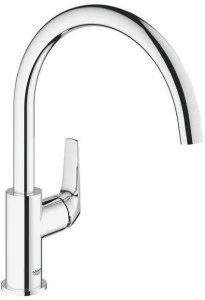 Смеситель для кухни GROHE BauFlow, высокий излив, хром (31538000)