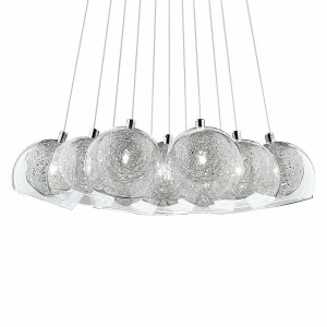 Подвесная люстра Ideal Lux Cin Cin SP11 IDEAL LUX ДИЗАЙНЕРСКИЕ, CIN CIN, ШАР 057298 Хром