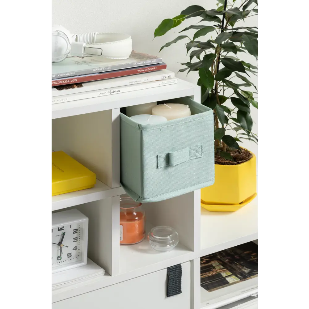 Короб Spaceo KUB Laguna 15x31x15 см 6.9 л полиэстер цвет сизый STLM-2112615 - Вид №6