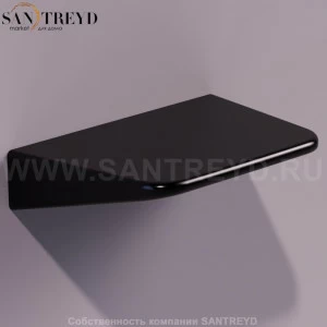 Полка подвесная BADEN BADEN 40 см черная