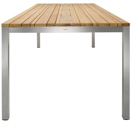 solpuri Прямоугольный садовый стол из тика Classic stainless steel sun-id-1453568 - Вид №1