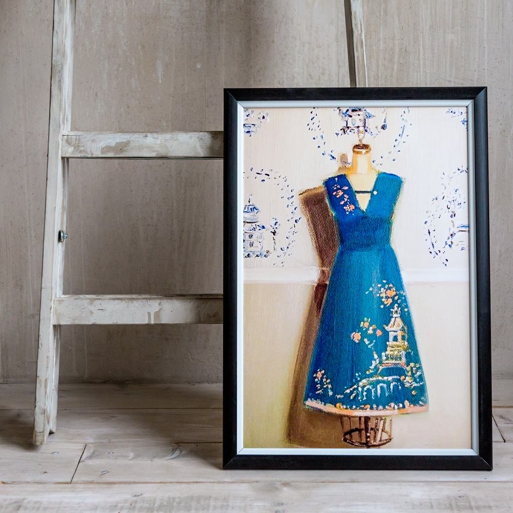 896519578_1818 Арт-постер "Платье «Башня сокровищ" Object Desire  - Вид №1