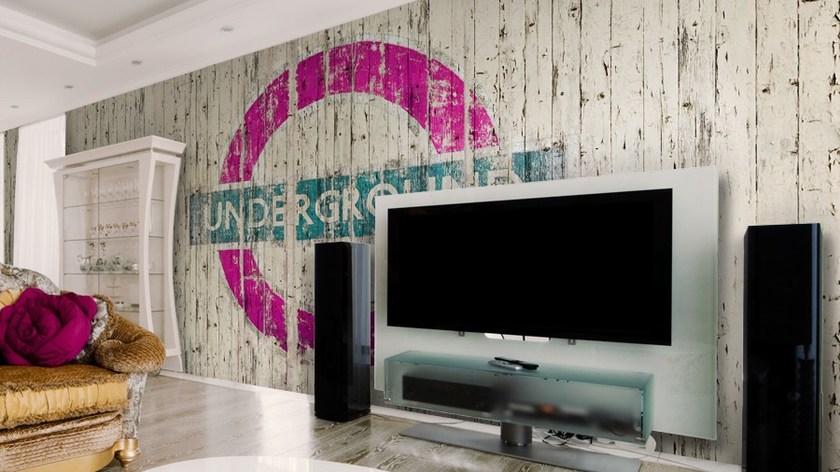 GLAMORA Виниловые обои под дерево Fancy sun-id-1449802 - Вид №1