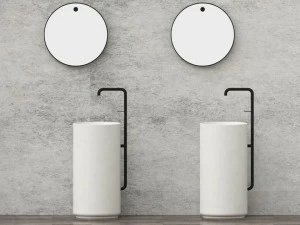 6777-u8-80ma Напольная раковина стоящая овальная JUSTIME Lucky 7