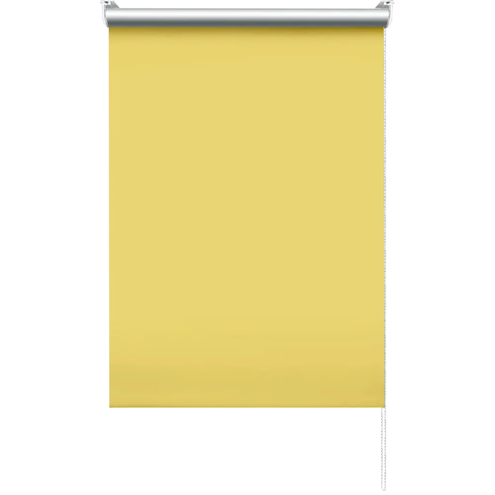 Штора рулонная блэкаут Эскар 70x160 см желтая Lime 5 BLACKOUT STLM-2140000