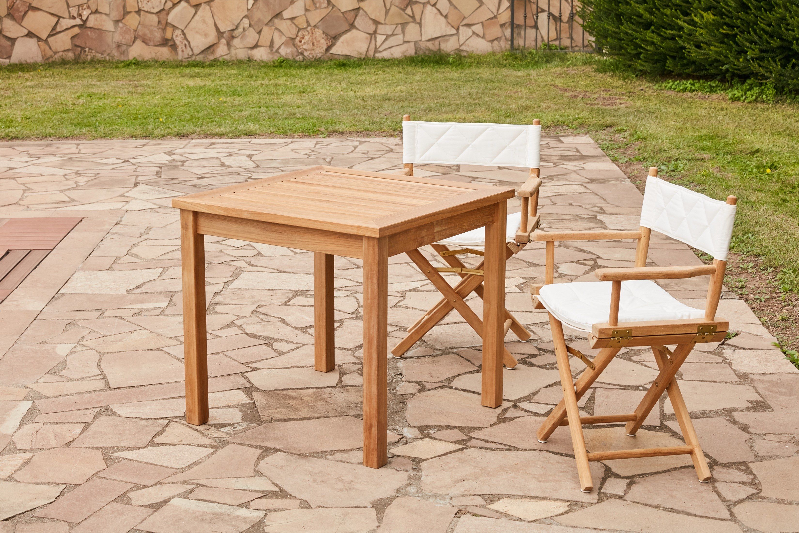 Квадратный стол из тикового дерева Unopiù Chelsea ARCH-00140261