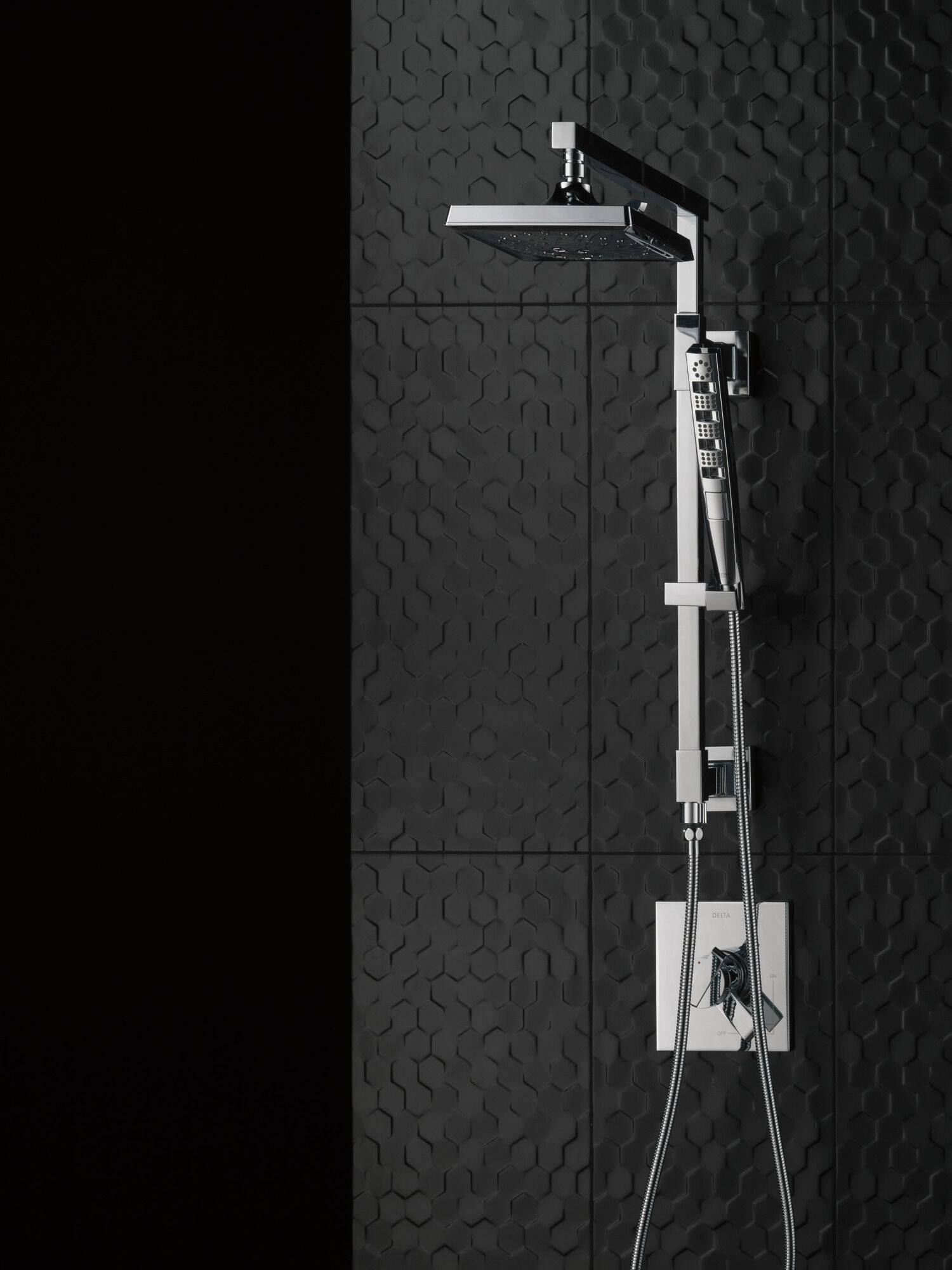 58410-PN Душевая колонна угловая 18 дюймов Delta Faucet Universal Showering Полированный никель  - Вид №15