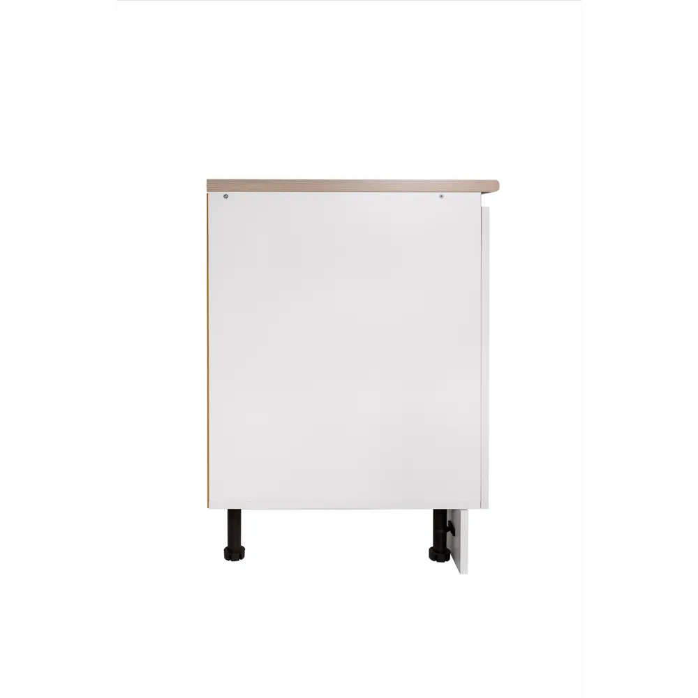 Кухонный шкаф напольный Миус 80x85x60 см ЛДСП цвет белый Santreyd STLM-2094121 - Вид №5