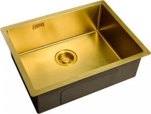 Мойка кухонная ZorG Light ZL R 580440 BRONZE из нержавеющей стали, бронза