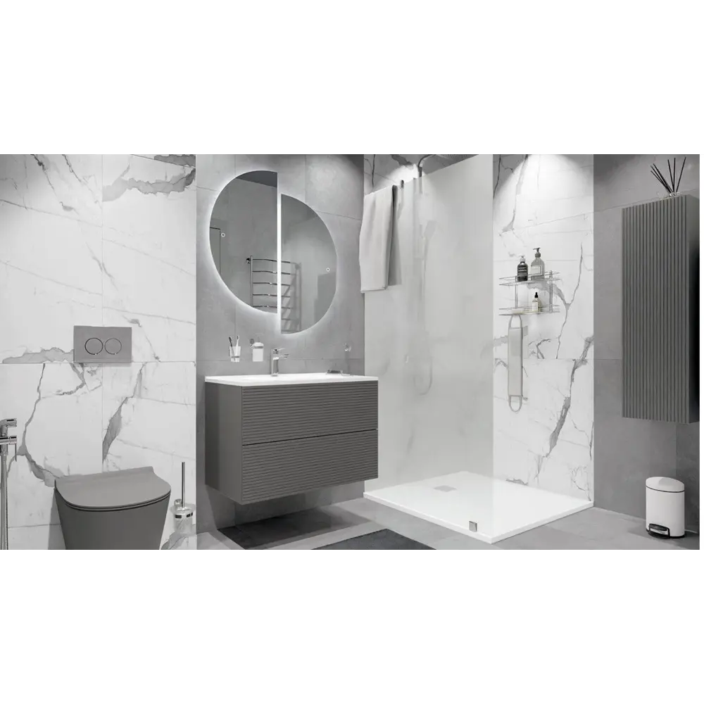 Пенал для ванной AM.PM Struktura в стиле графит 86811739 STLM-0071825 - Вид №10