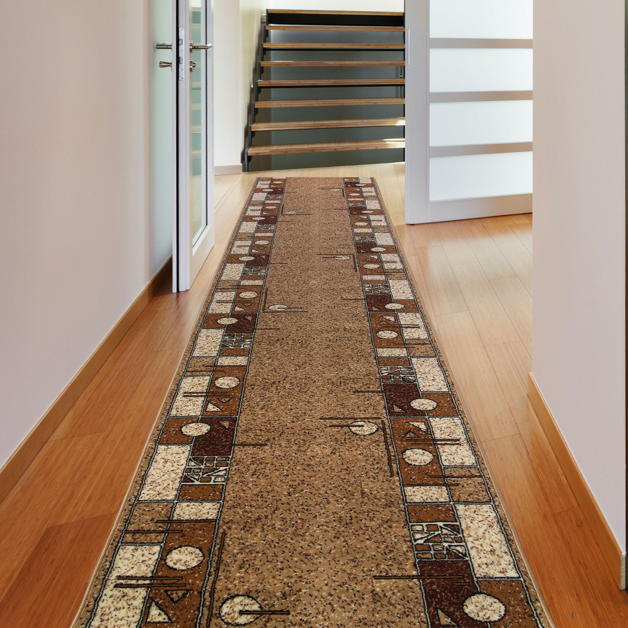 13093015 Дорожка ковровая «Лайла де Люкс 50004-22» полипропилен 0.8 м цвет бежевый Santreyd  - Вид №4