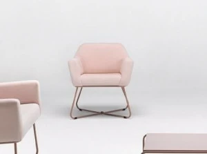 Mobboli Кресло из ткани с подлокотниками Japan 15001-p