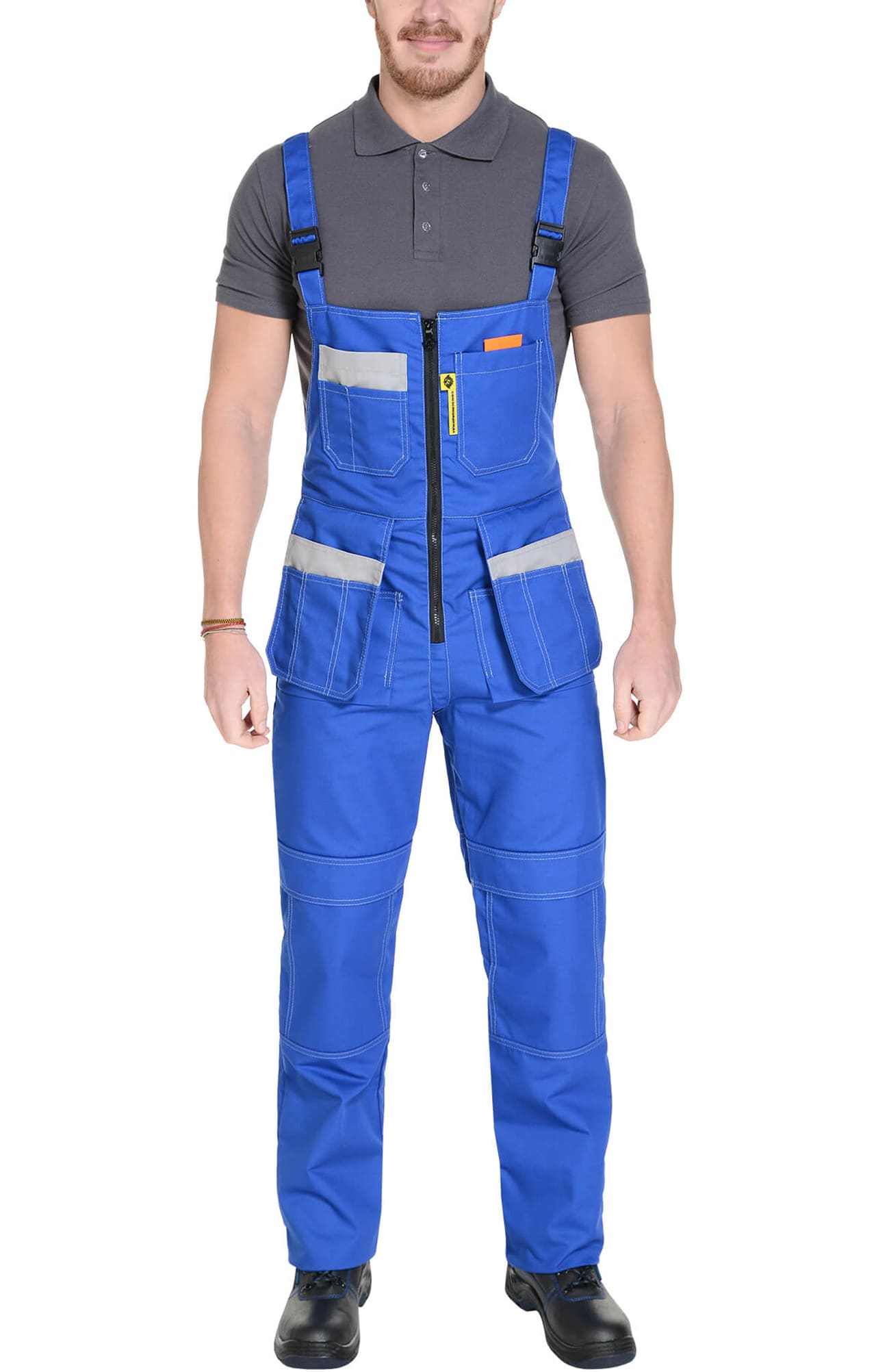 65244 Костюм "Профессионал-2" василек-светло-серый  Летняя спецодежда  размер 48-50/194-200  - Вид №21