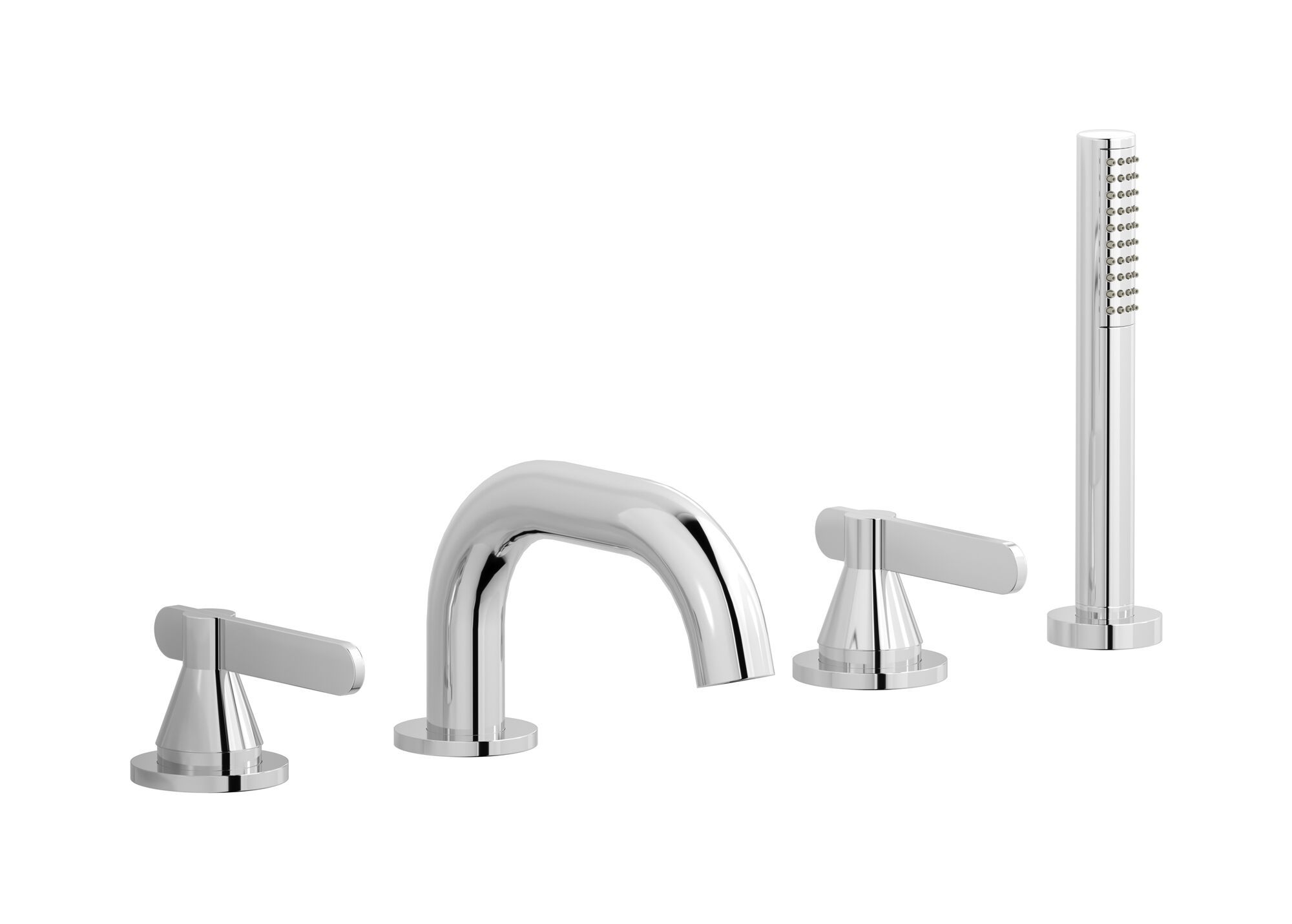 Однорычажный набор для ванны с 4 отверстиями и ручным душем IB Soho ARCH-00129716