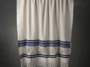 Хлопок и лен плед