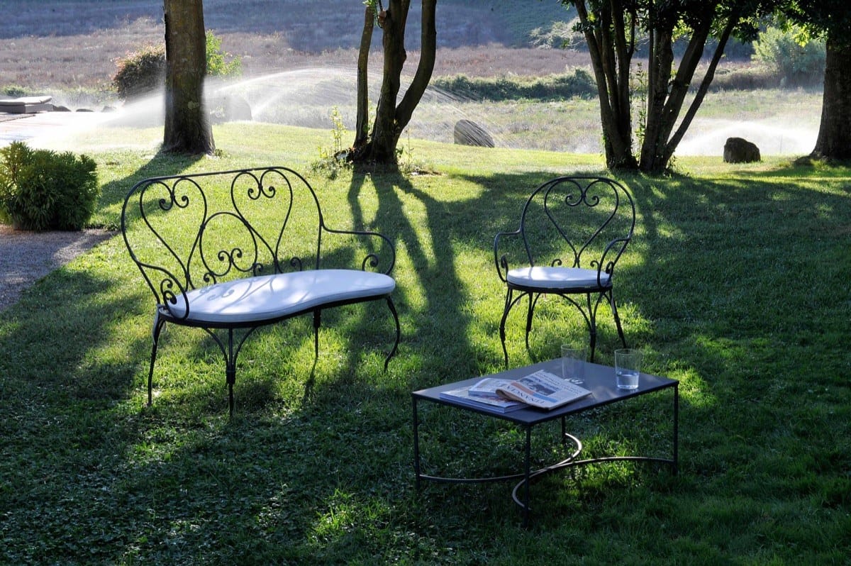 2-местный железный садовый диван Unopiù Aurora ARCH-00030969 - Вид №3