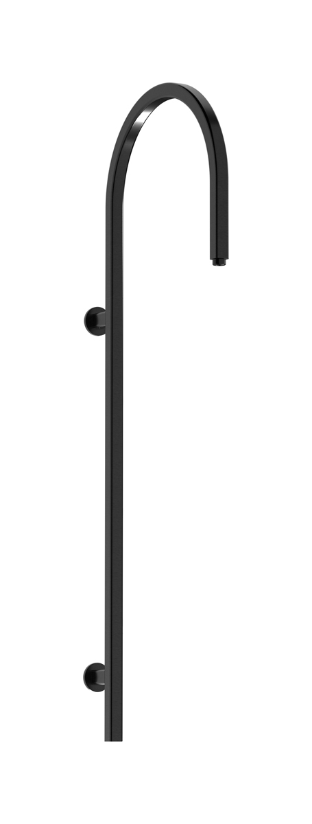 Настенный излив WE ARE IB eo801cs_1 Brushed Black Chrome Elio