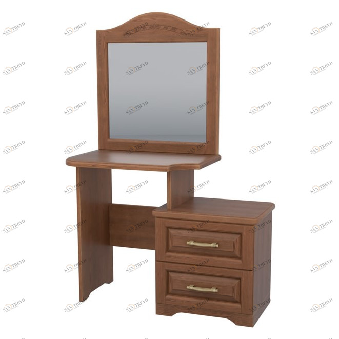 Трюмо с зеркалом и тумбой ясень, орех DREAMLINE ЭДЕМ 176680 Орех;коричневый 