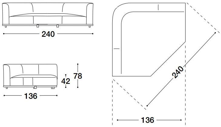 VOLPI Модульный диван Luigi volpi Lv-20000 - Вид №3