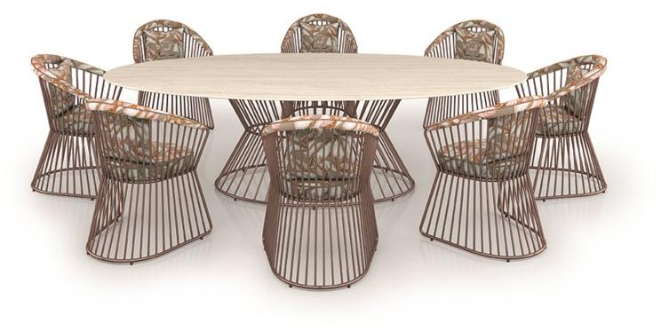 Samuele Mazza Outdoor Мягкое садовое кресло Yucca sun-id-1380194 - Вид №2