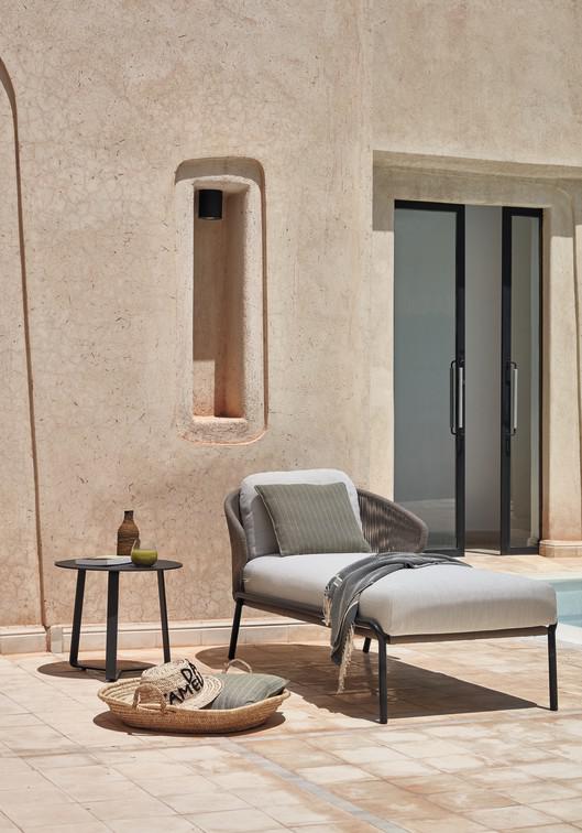 Шезлонг лава бронза Manutti Radius MNST742 - Вид №13