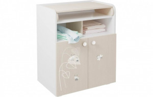vpk-0001535.62 Комод Polini kids French 1270, Amis, белый-дуб пастельный ВПК (Тополь)