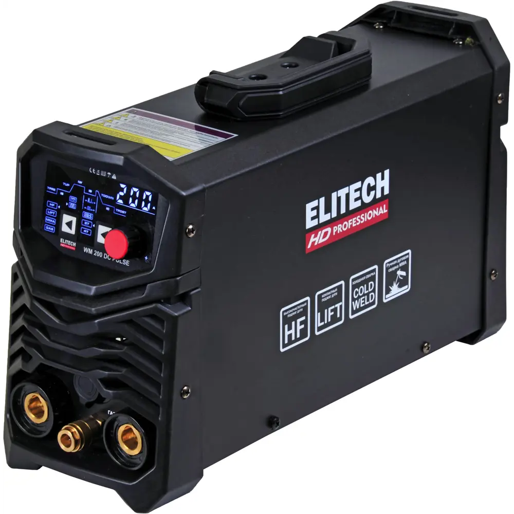 89350904 Сварочный аппарат инверторный Elitech HD WM 200 DC, 200 А, до 5 мм STLM-0840071